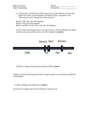 Quiz 5 Key BIOL241 2013 Quiz 5 20 Points Name Purdue ID 1 A Linear