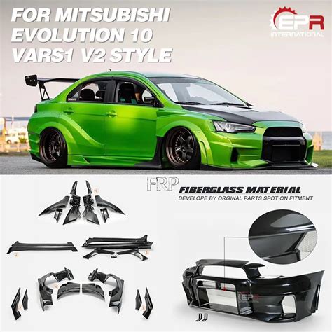 Varis Version Widebody Aero Kit For Mitsubishi Evo X Cz A Off