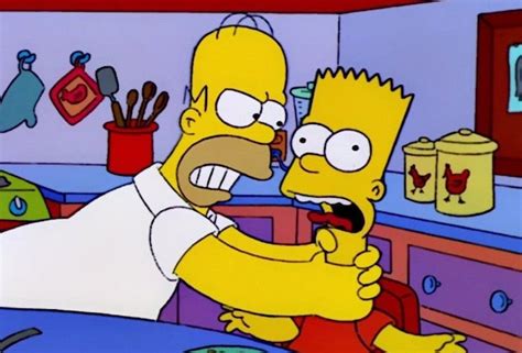 Simpsons Boss Says Homer Will Continue Choking Bart Amid Controversy