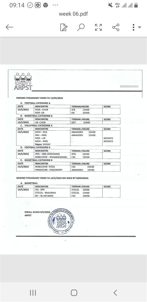 Rwanda Workers Sports On Twitter Shampiyona Y Abakozi Izakomeza Ku