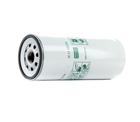Масляный фильтр W 11 102/35 MANN-FILTER Накручиваемый фильтр, 108мм ...