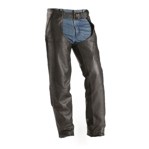 Men Real Leather Chaps With Detachable C. Piece Bikers Leather Chaps ...