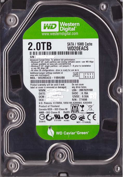 Félredőlt 2TB WD merevlemez | AdatVissza