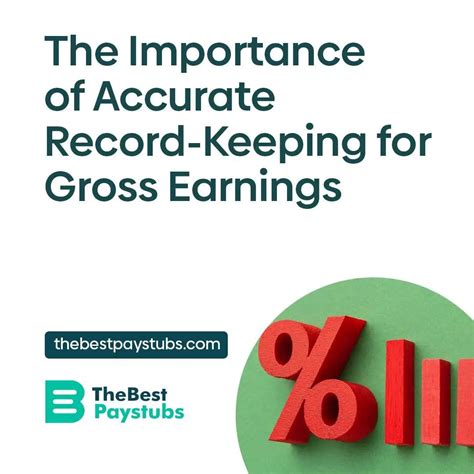 The Importance Of Accurate Record Keeping For Gross Earnings