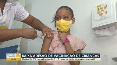 Jornal da Manhã Menos de 3 das crianças de 3 a 5 anos se vacinaram