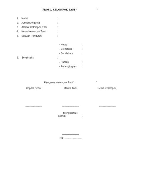 Detail Contoh Profil Kelompok Tani Koleksi Nomer 4