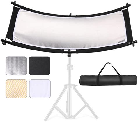 Изогнутый Рефлектор Clamshell Light, Отражатель для Портретной Съемки ...