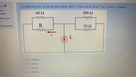 Solved Stion Yet Wered Considering The Circuit Shown Below Chegg