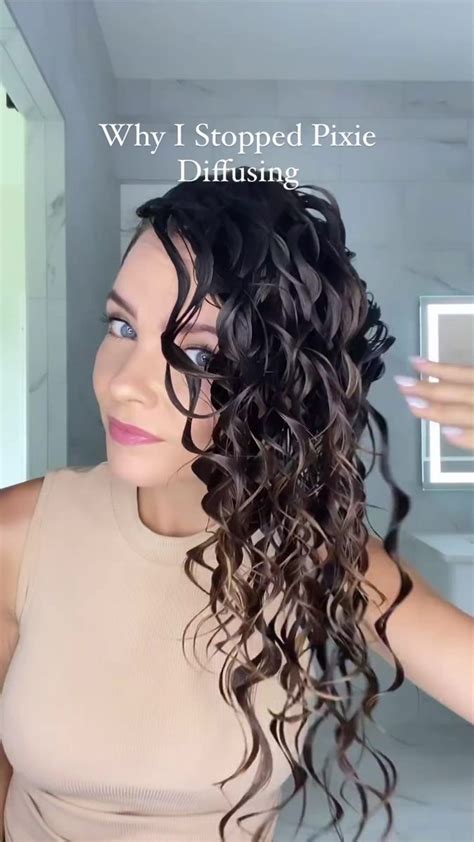 Wavycurlys Hack For Wonky Wavy Curls 🚨 Stop Pixie Diffusing Incredible Results 🤌🏽💖⁠ ⁠ Whos