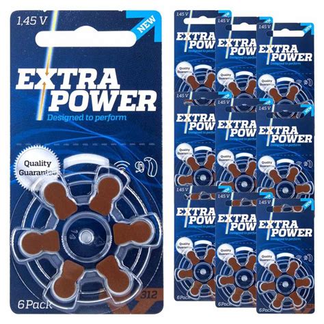 Pilhas Baterias Pr Auditivas Extra Power Cartelas