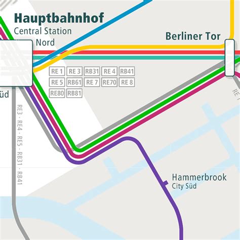 Cool Hamburg Metro Map Metro Map, Subway Map, Transit Map, 51% OFF