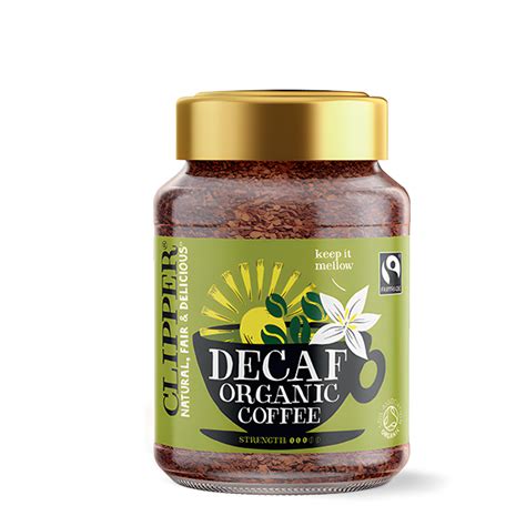 Organic And Fairtrade Decaf Coffee Clipper Teas