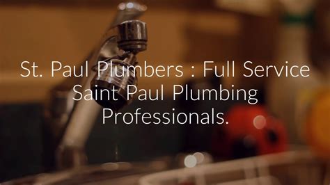 Best Plumbers In St Paul Mn Youtube