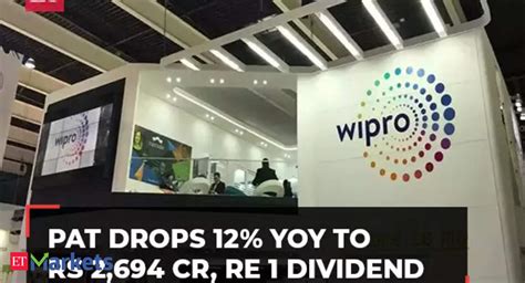 Wipro Q Results Pat Drops Yoy To Rs Cr Re Share Interim