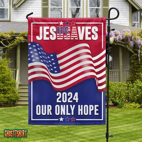 Jesus Our Only Hope Flag Ver