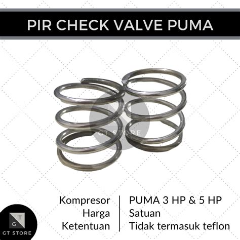 Jual Pir Check Valve Spring Kompresor Angin PUMA 3 HP 5 HP Shopee