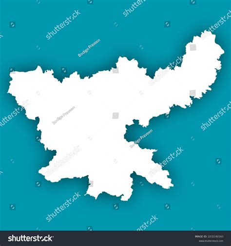 Jharkhand State Map Image Jharkhand Stock Illustration 2232192163 | Shutterstock