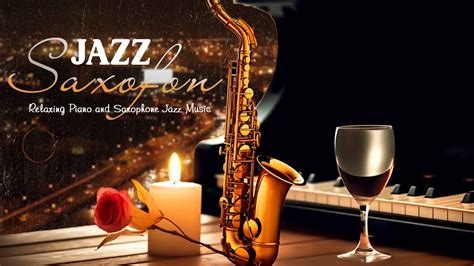 Romantic Night Jazz Saxophone With Sound Of Rain Slow Saxophone Jazz