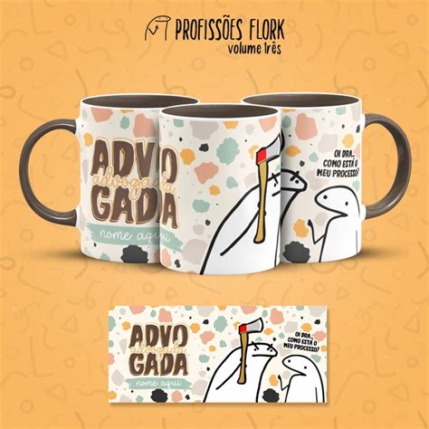 Caneca Flork Profissões advogada Elo7 Produtos Especiais