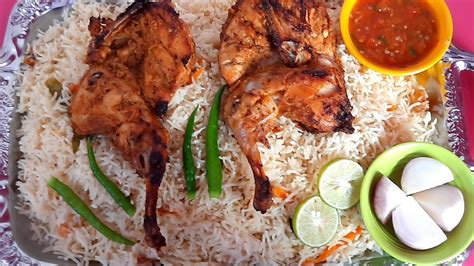 Arabian Traditional Bukhari Rice With Al Faham Chicken Recipe By Chef