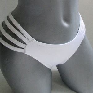 Cheeky Bikini Bottom Side Straps Oversized Bow Brazilian Bottoms Sexy