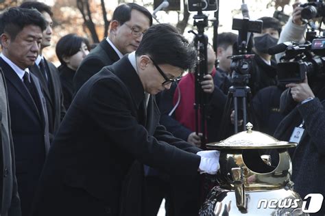 이승만 전 대통령 묘역 참배하는 한동훈 비대위원장 네이트 뉴스