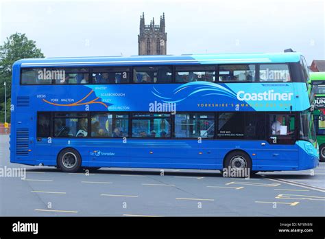 Yorkshire Coastliner at Leeds Bus Station Stock Photo - Alamy