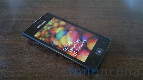 Samsung Omnia W Hands-On