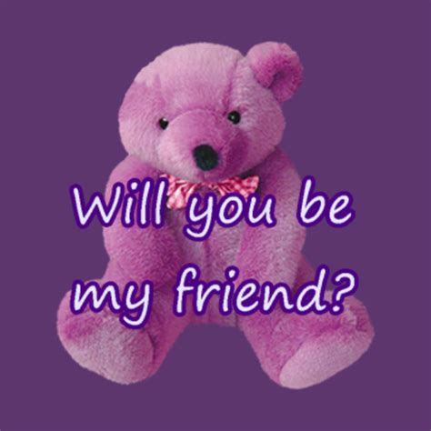 Will You Be My Friend Friend T Shirt Teepublic