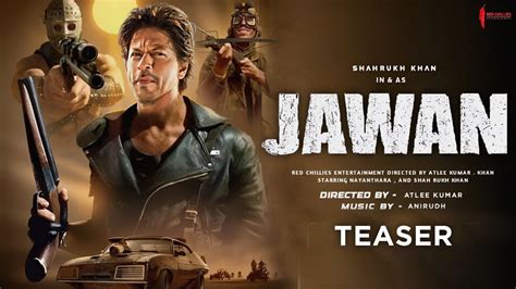 Jawan Official Hindi Prevue Shah Rukh Khan Atlee Nayanthara Vijay