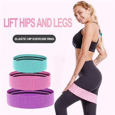 Skdk Glute Band Loop Cotton Hip Resistance Bands Bodybuilding Booty