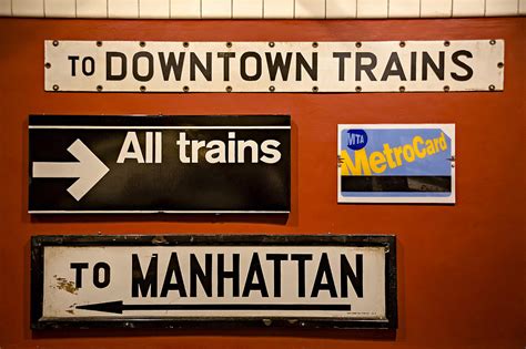 NYC Subway Signs Photograph by Susan Candelario - Pixels