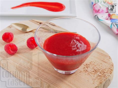 Coulis De Frambuesa El Cocinero Casero Salsas Y Vinagretas