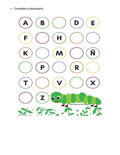 Completa El Abecedario Activity Activities Words Word Search Puzzle