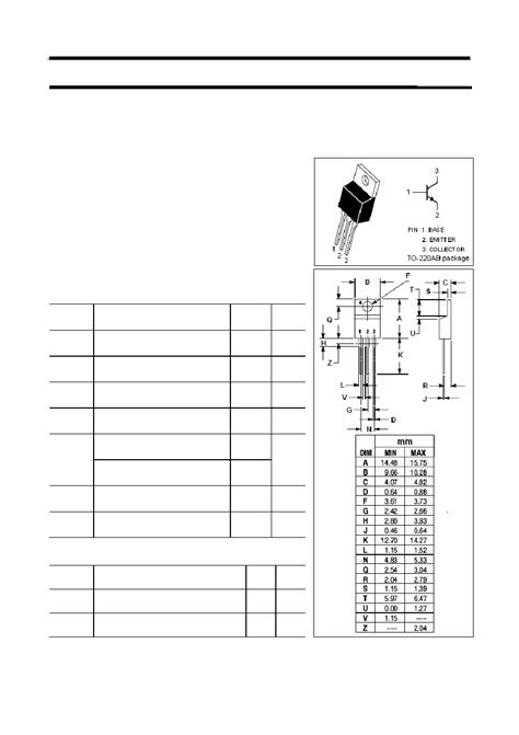 2SC1971 Datasheet 1 2 Pages ISC Isc Silicon NPN Power Transistor