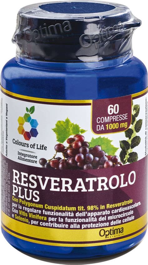 Resveratrol Plus Mg Kapseln Optima Naturals Vitalabo