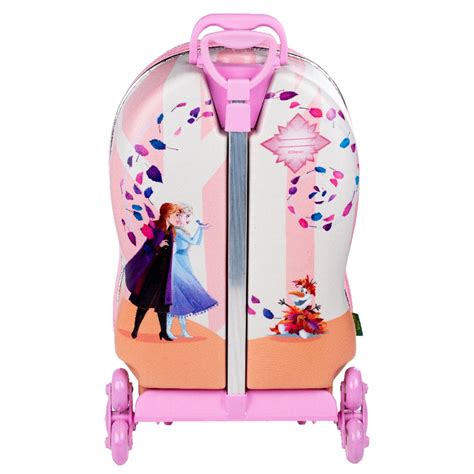 Mochila Frozen Elsa E Anna D De Rodinhas Infantil Rosa Shop Macrozao