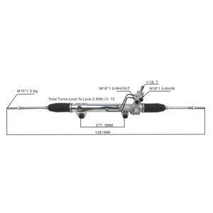 Lhd Hydraulic Steering Rack Ac Power Steering Racks