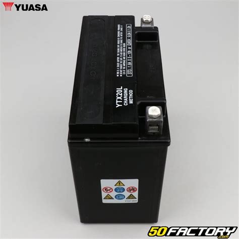 Batterie Yuasa YTX20L 12V 18Ah Acide Sans Entretien Honda VTX 1800