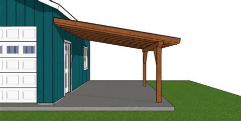 12×16 Lean To Patio Cover Plans Pdf Download