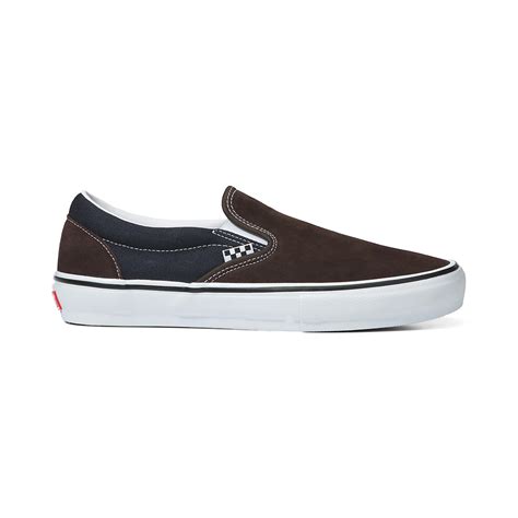 Vans Classic Slip-On Dark Brown Navy - Billion Creation