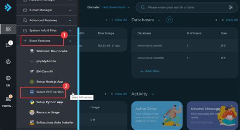 Crowncloud Wiki How To Select Php Version Directadmin