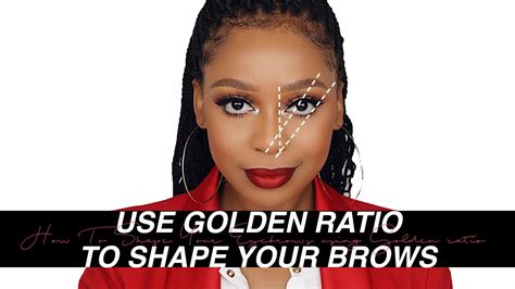 How To Use Golden Ratio For The Perfect Brow Shape South African