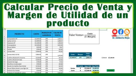 Calcular Margen De Utilidad En Excel Printable Templates Free