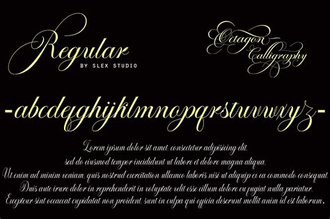 Descargar Fuente Octagon Calligraphy Gratis En Ifont