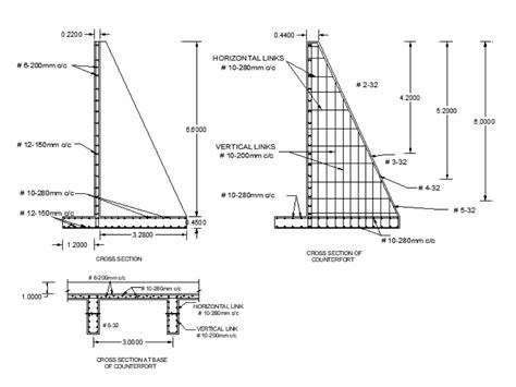 Muro de contención en AutoCAD Descargar CAD 55 46 KB Bibliocad