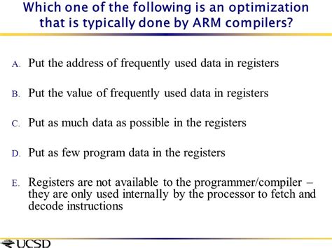 Lecture 7 Instruction Set Architecture CSE 30 Computer Organization