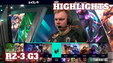 FNC Vs TH Game 3 Highlights Round 2 LEC Spring 2024 Playoffs