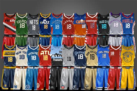 Graphic Designers Nba Uniform Concepts Rival Nikes Real Jerseys