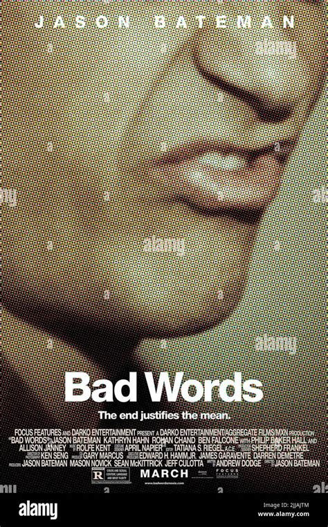 Bad words poster jason bateman hi-res stock photography and images - Alamy